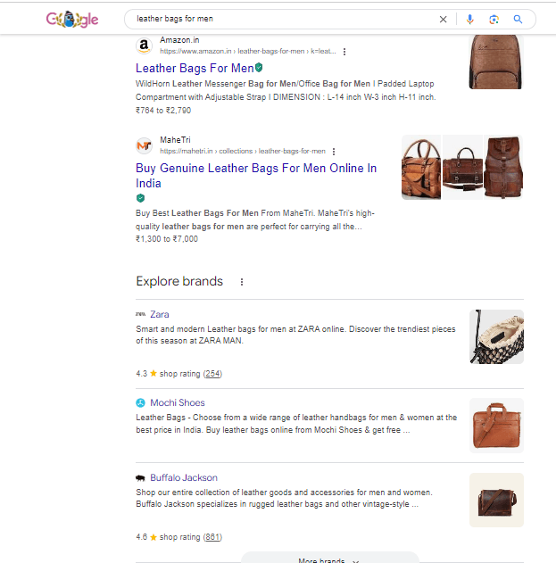 Leather Talks missing from Google SERPs