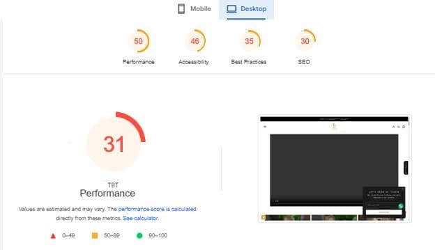 Leather Talks poor desktop performance
