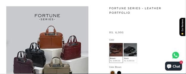 Leather Talks inadequate product titles