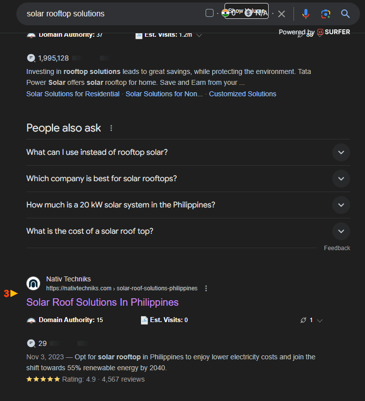 Solar Rooftop Solutions ranking Philippines