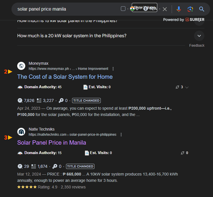 Solar Panel Price Manila ranking