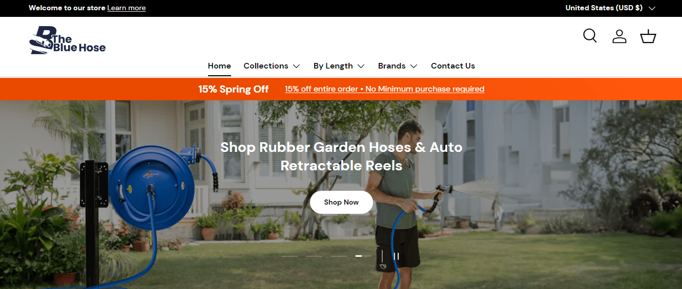 The Blue Hose website