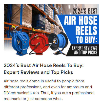 Best Air Hose Reels to Buy in 2024