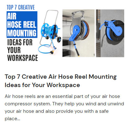 Top 7 Creative Air Hose Reel Ideas