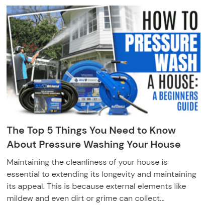 Pressure Washing for Your House