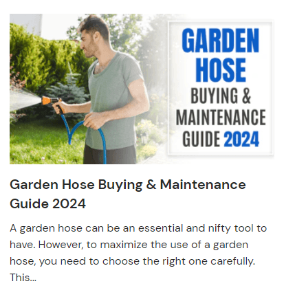 Garden Hose Buying & Maintenance Guide 2024