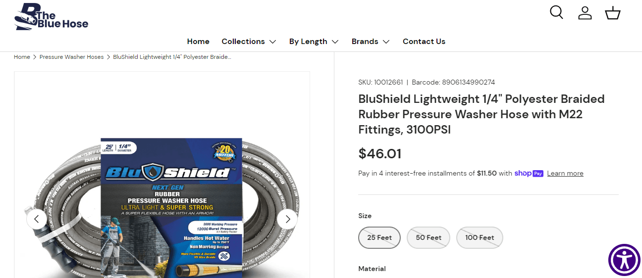Example of an updated product description with keyword insertion
