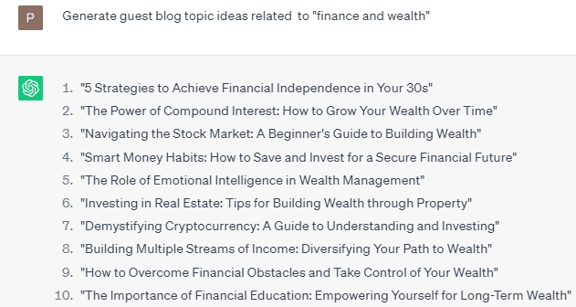 Guest post pitch template