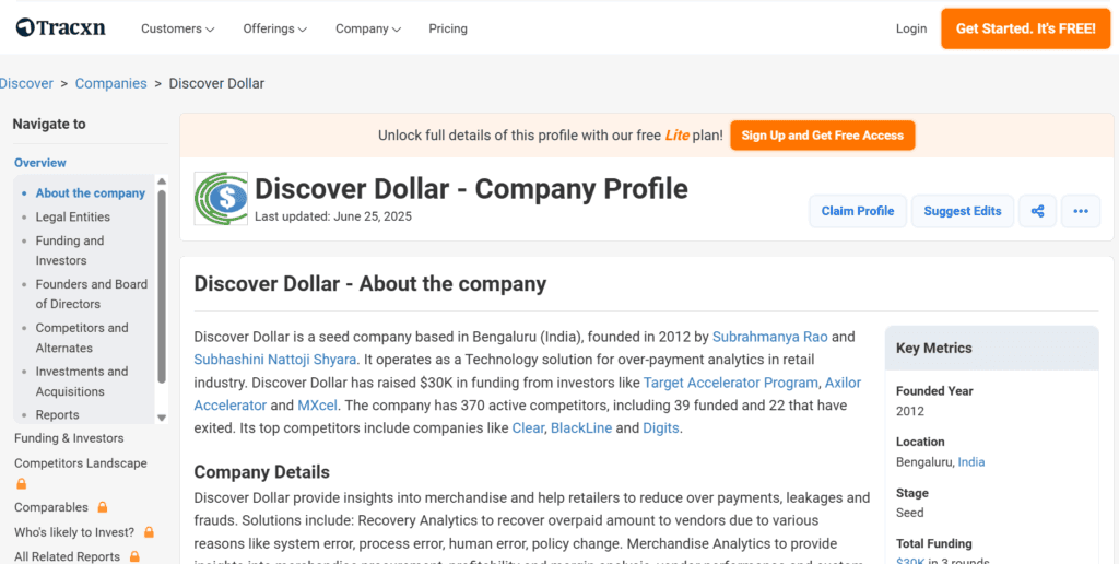 Company profile listing on Tracxn | Nico Digital