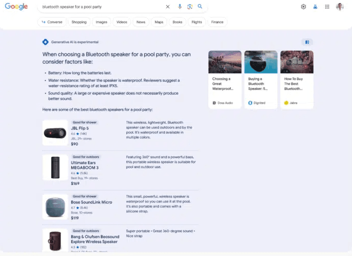 Vertical Experiences example