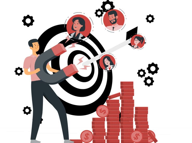 Demand generation funnel diagram