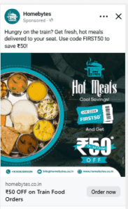 Homebytes Meta brand awareness ads