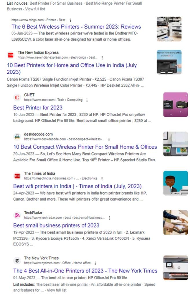 Long-tail keyword strategy