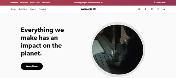 Conversion rate analysis for sustainability positioning