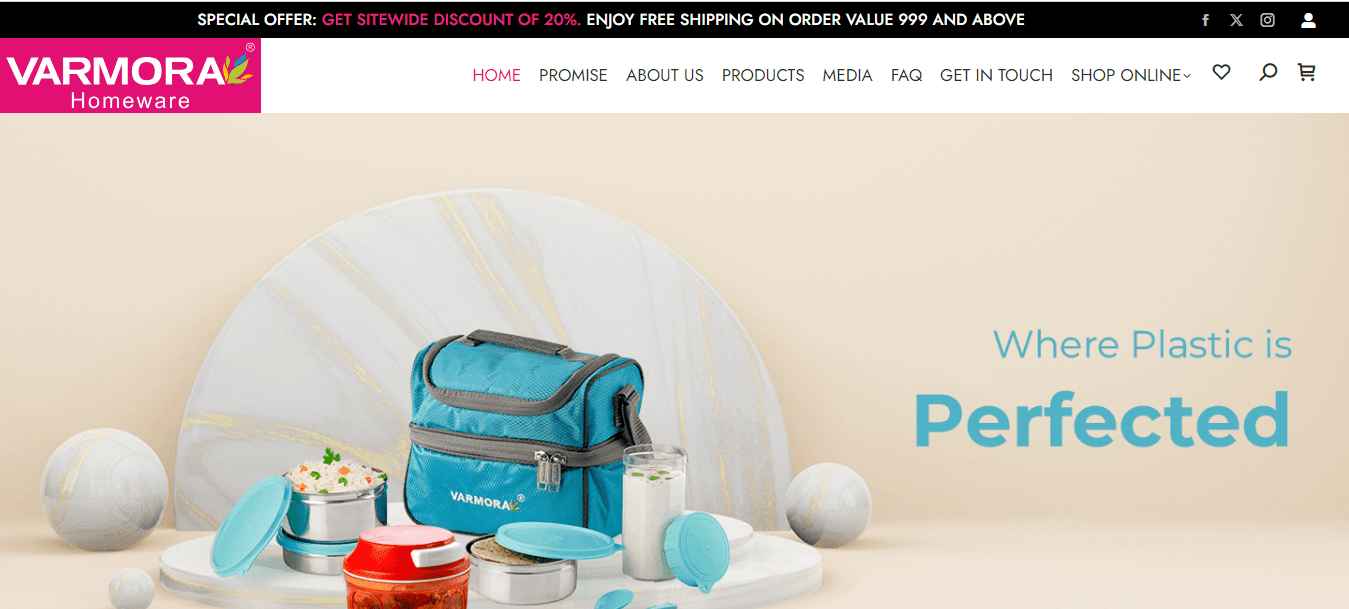 Varmora Plastech Homepage