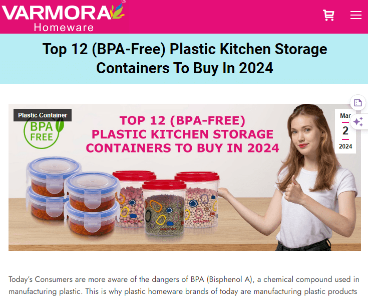 Top 12 plastic kitchen storage containers - commercial blog