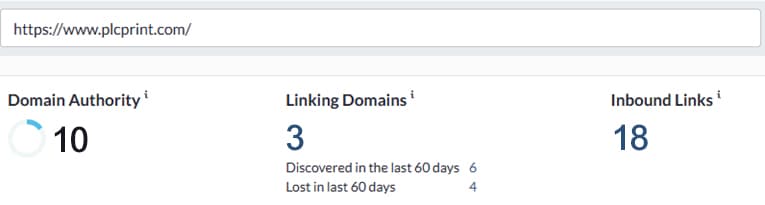 Impressions and average position data