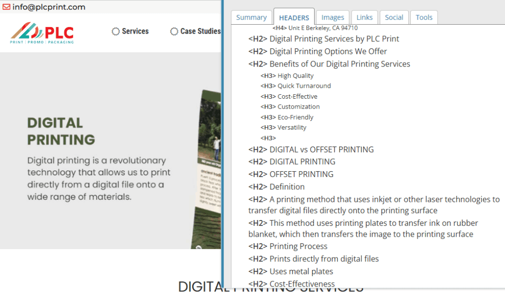 Header hierarchy optimization