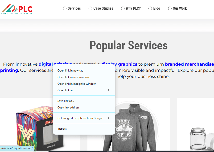 Internal linking framework