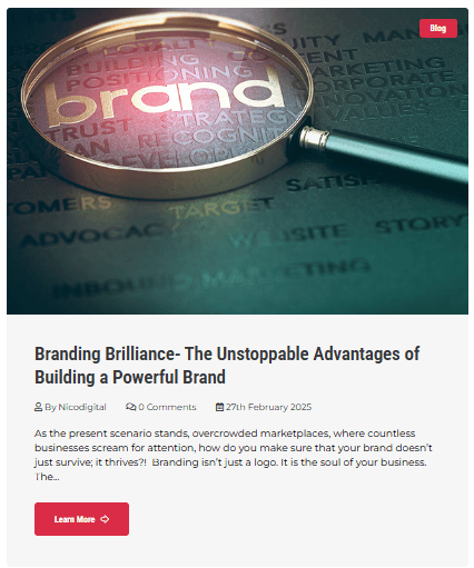 Blog content strategy example 4